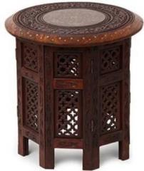 W.S.HANDICRAFTS Sheesham Wood Solid Wood Side Table Solid Wood Corner Table