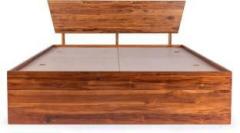 Wakefit Ara Teak Solid Wood King Box Bed