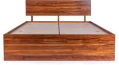 Wakefit Indus Teak Solid Wood Queen Box Bed