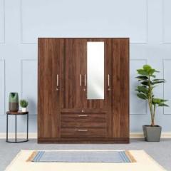 Wakefit Organza Engineered Wood 4 Door Wardrobe