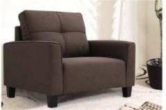 Westido Analia Steel Side Fabric 1 Seater Sofa