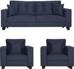 Westido Banu chicik2 Fabric 3 + 1 + 1 Blue Sofa Set