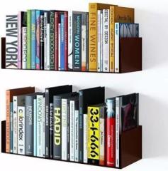 Wood Craft India Engineered wood Book Shelf for Study and Home Office Engineered Wood Open Book Shelf
