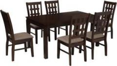 Woodness Brittany Solid Wood 6 Seater Dining Set