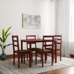 Woodness Eleanor Solid Wood 4 Seater Dining Set
