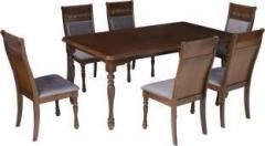 Woodness Joan Solid Wood 6 Seater Dining Set