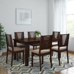 Woodness Vivian Solid Wood 6 Seater Dining Set
