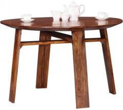 Woodsworth Alhambra Four Seater Dining Table in Warm Walnut Finish