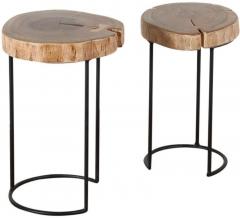 Woodsworth Alonzo Set Of Tables in Natural Finish