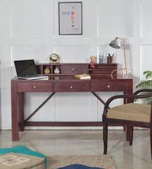 Woodsworth Barclay Solid Wood Study & Laptop Table in Passion Mahogany Finish