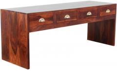 Woodsworth Belem Console Table in Colonial Maple Finish