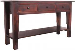 Woodsworth Belo Console Table in Passion Mahogany Finish