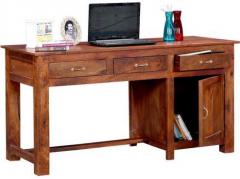Woodsworth Belo Study & Laptop Table in Honey Oak Finish