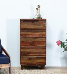 Woodsworth Boyd Chest of Five Drawers in Provincial Teak Finish
