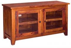 Woodsworth Campinas Entertainment Unit in Colonial Maple Finish