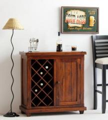 Woodsworth Cardoba Bar Cabinet in Honey Oak Finish