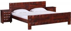 Woodsworth Casa Blanco King Sized Bed in Colonial Maple Finish