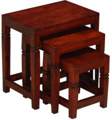 Woodsworth Casa Rio Set of Table in Colonial Maple Finish