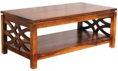 Woodsworth Cayenne Large Coffee Table in Colonial Maple Finish