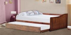 Woodsworth Cierra Single Bed with Pull Out in Oak Finish