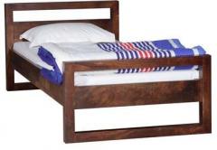 Woodsworth Cinnamon Relaxing Solid Wood Single Bed in Provincial Teak