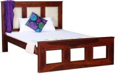 Woodsworth Ciudad Solid Wood Single Bed in Honey Oak Finish