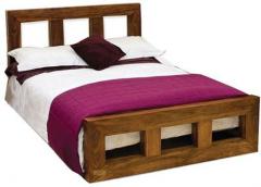 Woodsworth Ciudad Solid Wood Single Bed in Provincial Teak Finish