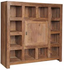 Woodsworth Concepcion Solid Wood Book Shelf in Natural Sheesham Finish