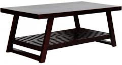Woodsworth Copenhagen Sophisticated Solid Wood Coffee Table in Passion Mahogany Finish