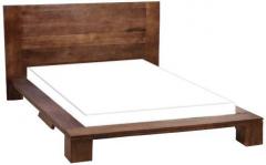 Woodsworth Cordoba Solid Wood Queen Sized Bed in Provincial Teak Finish