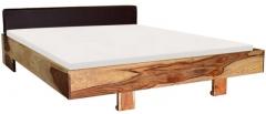 Woodsworth Cucuta Queen Sized Bed in Natural Sheesham Finish