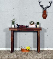 Woodsworth Des Moines Console Table in Provincial Teak Finish