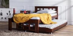 Woodsworth Des Moines Single Bed in Honey Oak Finish