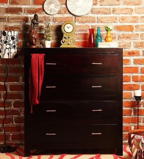 Woodsworth Edmonds Chest of Drawers in Passion Mahogany Finish