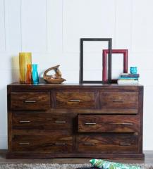 Woodsworth Edmonds Chest of Seven Drawers in Provincial Teak Finish