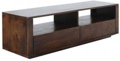 Woodsworth Fischer Solid Wood Entertainment Unit in Provincial Teak Finish