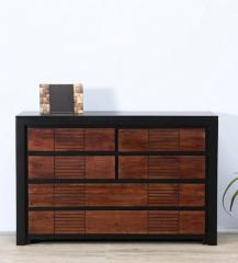 Woodsworth Forks Chest of Six Drawers in Dual Tone Finish