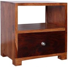 Woodsworth Fresno Bed Side Table in Dual Tone
