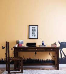 Woodsworth Glendale Solid Wood Study & Laptop Table in Provincial Teak Finish