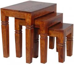 Woodsworth Homerton Set of Tables in Colonial Maple Finish