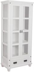 Woodsworth Isabella Solid Wood Book Case in Paris White Finish