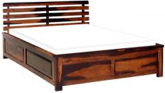 Woodsworth Lucio Solid Wood Queen Sized Bed in Dual Tone Finish