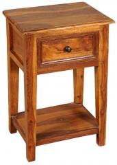Woodsworth Maceio Bed Side Table in Colonial Maple Finish