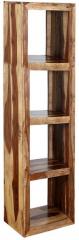 Woodsworth Maceio Solid Wood Book Shelf in Natural Sheesham Finish