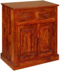 Woodsworth Maceio Solid Wood Sideboard in Colonial Maple Finish