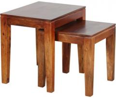 Woodsworth Madison Solid Wood Set Of Tables in Honey Oak finish