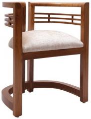 Woodsworth Mariana Teak Wood Arm Chair in Natural Teak Finish