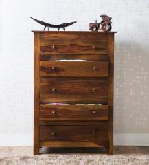 Woodsworth Maritsa Chest with five Drawers in Provincial Teak Finish