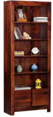 Woodsworth Mexico Book Shelf with Two Drawers Honey Oak Finish