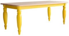 Woodsworth Mexico Dining Table in Dual Tone Finish